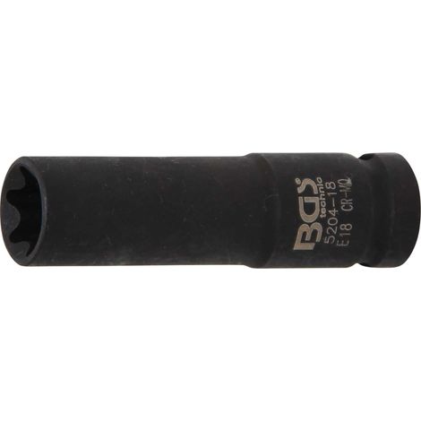Enchufe de impacto bgs technic acero cromo molibdeno 12 5 mm