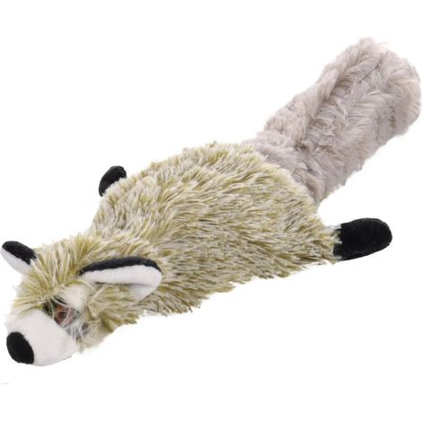 Jouet raton laveur électronique avec queue mobile 34 cm pour chat - Flamingo