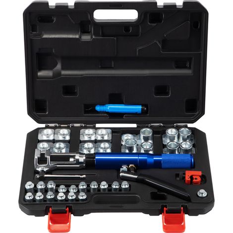 VEVOR Herramienta de Abocardado 45° Cono Abocardado Juego de Herramientas de Abocardado 1/4" 5/16" 3/8" Expansor de Tubo Hidráulico para Tubos de Cobre Blando Tubos de Acero Inoxidable Tubería HAVC