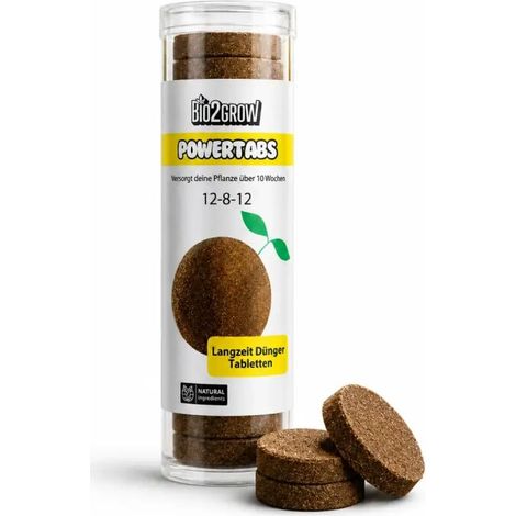 Bio2grow Power Tabs 100 Stück - Langzeitdünger (1/5)