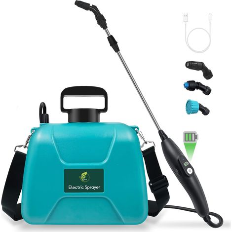 Les pots Pulpy ont une capacité de 7,5 litres (2 gallons), sont rechargeables et équipés de 3 buses, d'une lance et d'une bandoulière. Idéaux pour le jardin, la pelouse et l'espace. (1/5)