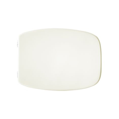Abattant WC pour vase Vavid Emilia 45-48 x 35 cm Abattant WC Champagne avec charnie'res re'glables et sie'ge en bois moule' Champagne