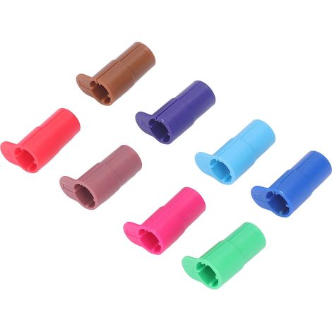 Jeu de 8 adaptateurs pour stylos de découpe en plastique ABS, pièces de rechange compatibles machines de découpe Cricut. (1/5)