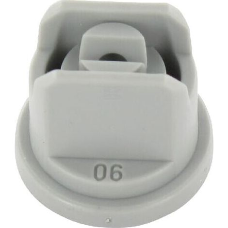 Tobera est谩ndar doble chorro plano SM 80掳 06 gris pl谩stico Agrotop AGROTOP SM8006POM