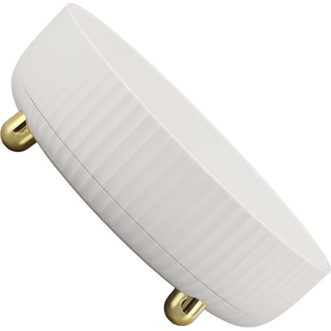 Étagère de rangement rotative à 360° - Organisateur rond pour cosmétiques et épices - Plateau tournant pour placard de cuisine/garde-manger - Petit modèle blanc (1/5)