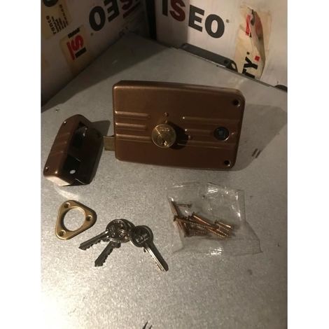 SURETE HORIZ A FOUILLOT DE 7MM C/50 GAUCHE BRONZE