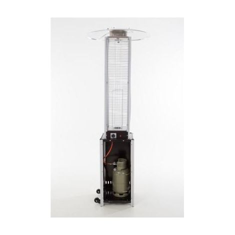 Sunred Sun Flamme Carre 12kW parasol chauffant noir (1/4)