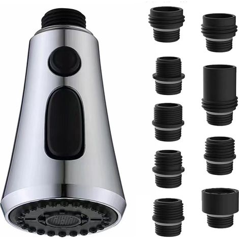Remplacement de la tête de robinet de cuisine, douchette extractible pour évier (1/5)