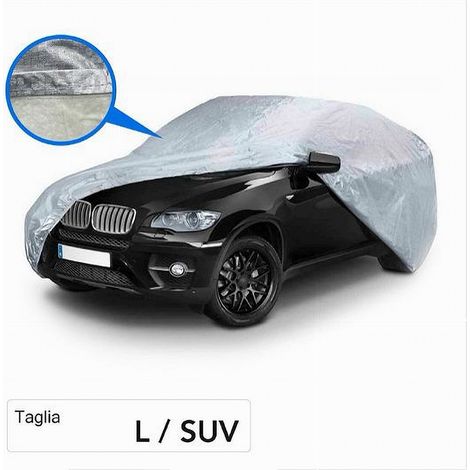 Trade Shop - Wasserdichte Autoabdeckung, SUV-Abdeckung, schützt vor Sonne, Regen, Schnee und Schmutz, Größe L, COP-SUV-L -