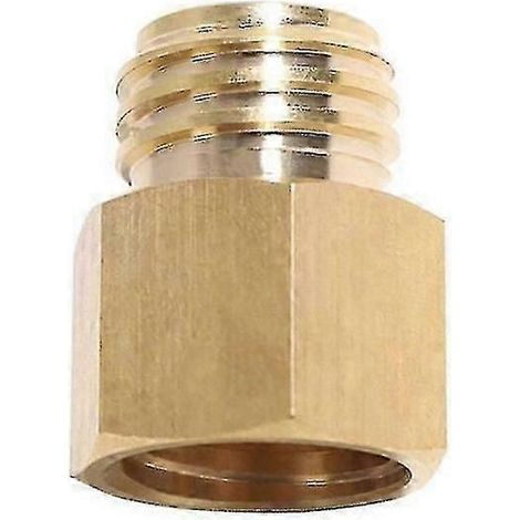 Adaptateur de conversion de gaz CO2 pour bouteille Quooker Cube, filetage femelle TR21-4 vers mâle TR21-3. Sortie COP. (1/4)