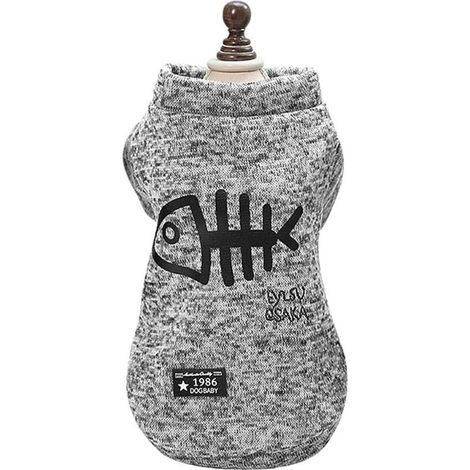 Pull-Overs Chiens, Manteaux Chaud d'hiver pour Chiens, Costume Hiver Tricot Laine Chat Pull Vêtements Manteau pour Petits Chiens Moyens, Pull pour Animaux de Compagnie (1/5)