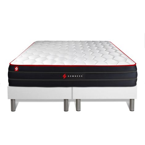 Matratzen- und Lattenrost-Set 200x200 cm - Boost (1/5)