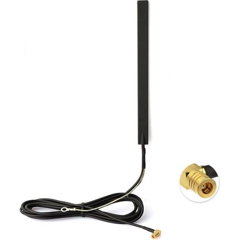 Antenne Voiture pour Autoradio Dab+ Connecteur SMB Câble RG174 3m Autocollante sur Vitre Antenne Dab Voiture Compatible 3m (1/5)