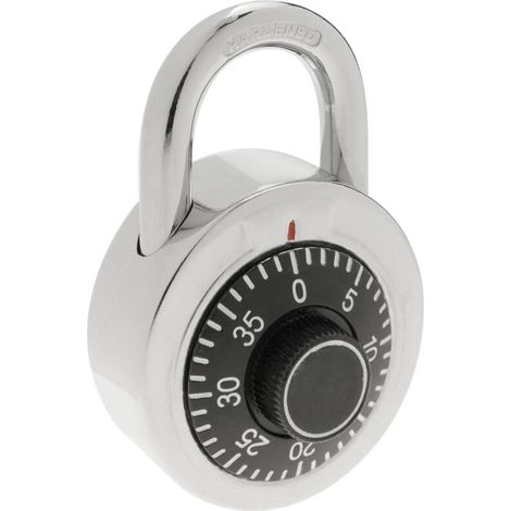 Cadenas de sécurité en acier et combinaison rotative 50mm (1/5)