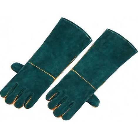 1 paire de gants de toilettage pour animaux, gants anti-morsures de 40 cm de long, gants de protection anti-morsures pour animaux de compagnie, adaptés au lavage des chats, des chiens et des oiseaux (1/5)