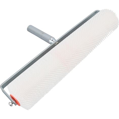 Rouleau à aiguilles autonivelant de 28 mm en PVC, rouleau à aiguilles rond épais pour aérer les sols en époxy et en ciment, outil de construction (1/5)