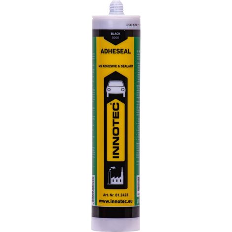 Colle bâche bassin, colle étanche bassin, Innotec, 290 ml noir, mastic colle (1/5)
