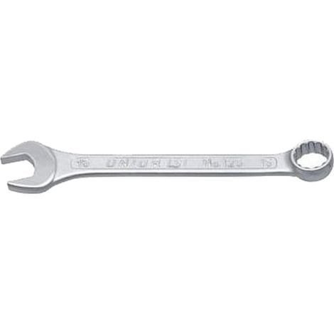 Clé mixte courte chromée satinée D.17mm - UNIOR - 602110