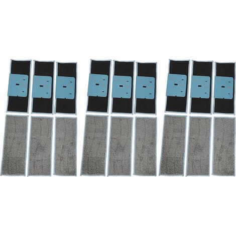 Lot de 18 lingettes de rechange lavables pour le nettoyage à l'eau, compatibles avec iRobot Braava Jet M6 (1/5)