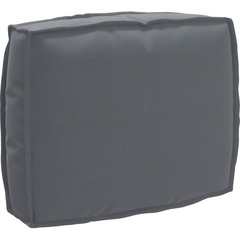 Kissen Anthrazit 50 x 40 x 12 cm Oxford-Stoff (1/5)