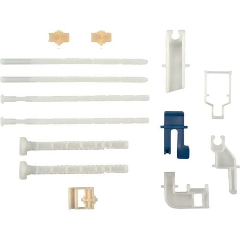 As - Schwabe – Plaque de commande WC murale – Kit de montage pièces détachées pour modèles Schwab Gala, Viva, Riva – Installation durable et fiable (1/2)