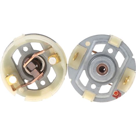 2 pièces moteur avec brosse en cuivre charge perceuse tournevis électrique porte-brosse