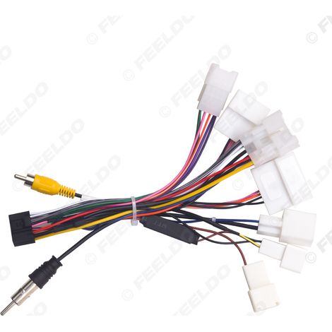 Compatible avec les modèles Toyota 2004-2024, câble de mise à niveau 16 broches pour unités centrales de navigation Android grand écran. (1/5)