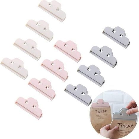 Verschlussclips, Verpackungsclips, Lebensmittelclips, Plastikbeutelclips, robuste Kunststoffverschlussclips