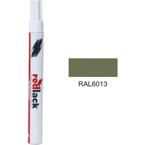 Feltro Vernice per ritocchi 8 ml – RAL 6013 – Verde canna – satinata – multisupporto – Redlack