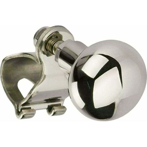 Boule de Volant Voiture INOX Boule de Volant Voiture Booster De Volant De Voiture Universel Bouton Poignée Boule de Rappel de Volant Bouton pour Volant Boule Commande Volant Voiture (1/4)
