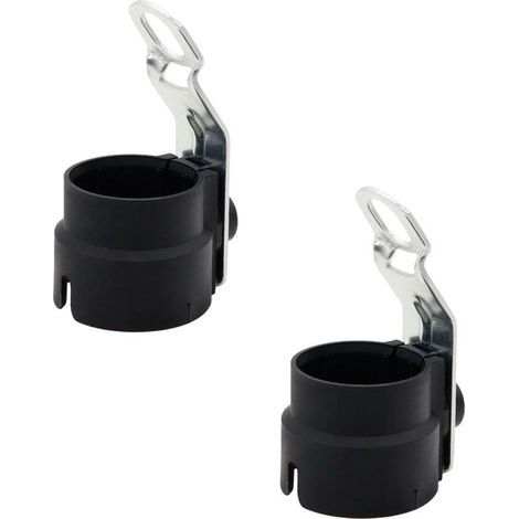 Support de Prise de Remorque 7 et 13 Broches, Lot de 2 Supports Connecteurs de Remorque Résistants Aux Intempéries pour Fixation Prise Remorque (1/5)
