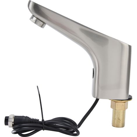 Automatischer Sensor-Wasserhahn, berührungsloser Smart-Wasserhahn, Einhebelmischer aus Messing für Bad und Küche (1/5)
