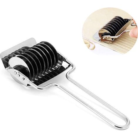 Nudelmaschine, Nudelmaschine aus Edelstahl, manuelle Nudelmaschine, Spaghetti-Nudelwalzenschneider, Küchenwerkzeug, Backzubehör, Gebäckzubehör – Fei Yu (1/5)