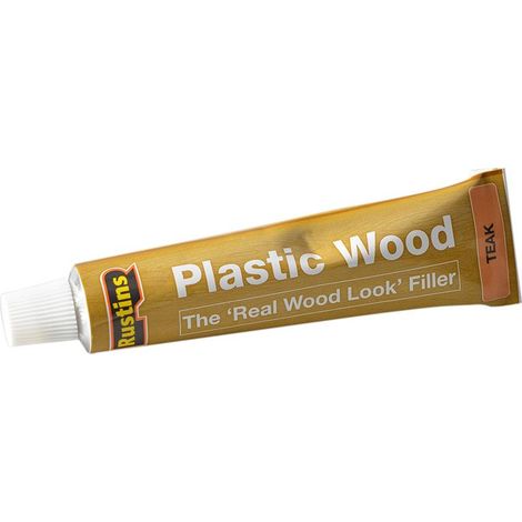 Rustins PWTETU Plastic Wood Tube Teak 20g RUSPWTUBET
