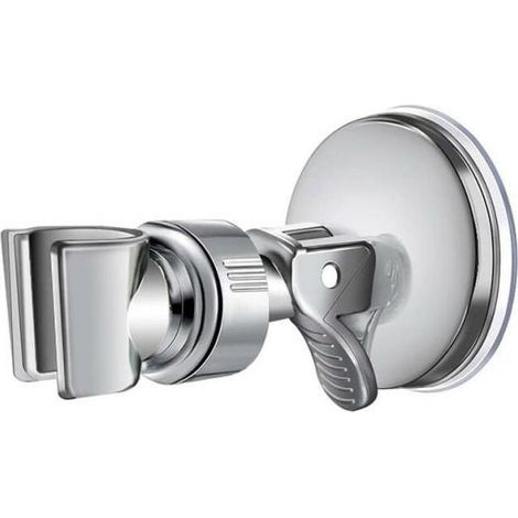 Support de douche à main remplaçable, Support de douche à ventouse à rotation 360 °(Socle à ventouse) (1/5)