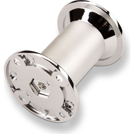 Möbelfuß Chrom poliert / Aluoptik Ø 32 mm Höhe 60 mm (1/5)