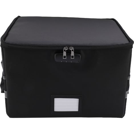 Boîte de classement portable ignifugée, étanche, antistatique, à bandes réfléchissantes et verrouillable, pour CD, DVD, clés USB et photos. (1/5)