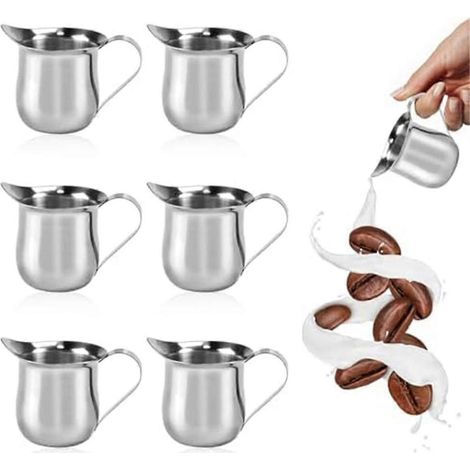 Pot à crème en céramique, lot de 6, 90 ml, pour la table (1/4)