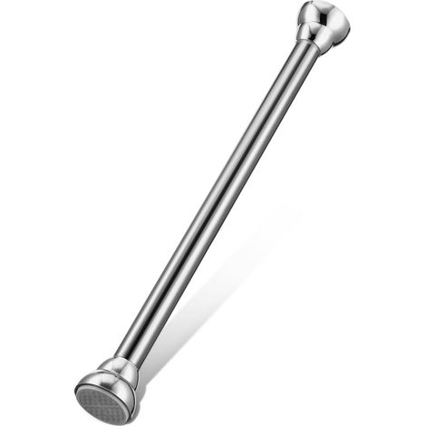 Tringle de rideau extensible sans perçage - Acier inoxydable 50-88 cm (1/5)