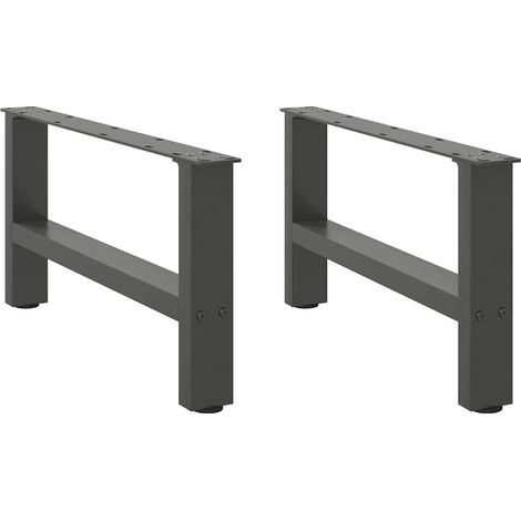 Maison Exclusive - Couchtischbeine Anthrazit 2 Stk. 70x(30-31) cm