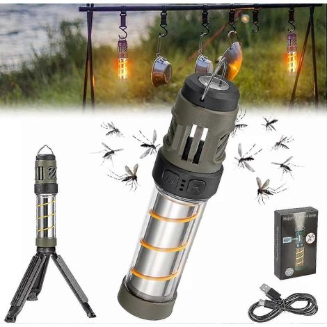 Lampe anti-moustiques et insectes portable miniature pour extérieur (1/4)