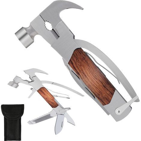 Marteau multifonction quatorze en un outil pliant pour bricolage et réparation cadeau original pour homme et bricoleur