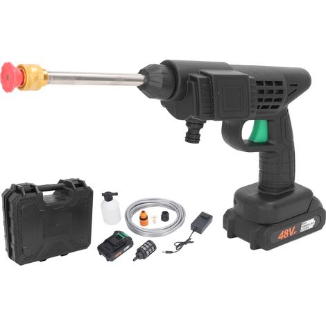 Nettoyeur haute pression sans fil 2MP, débit puissant longue portée, portable pour lavage auto, vitre, toit, sol, 100‑240V, prise US (1/5)