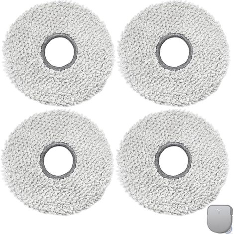 [NUNCA UTILIZADO]Paño de limpieza para ECOVACS DEEBOT X5 Omni / X5 Pro, repuesto de aspiradora robot, paño de microfibra suave (4 unidades) (1/5)