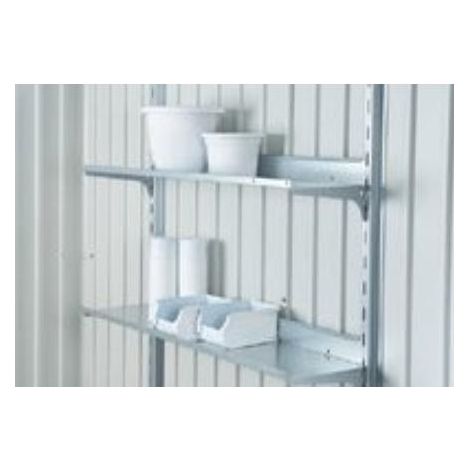 Biohort 4 Standard Regalböden / Regalsteher für Gerätehaus