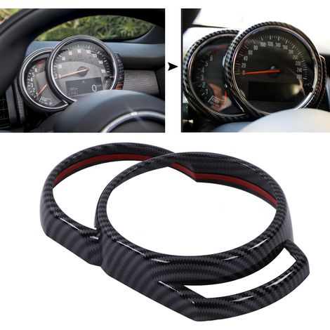 Cadre de tableau de bord style fibre de carbone pour Mini Cooper Hatchback F54 F55 F56 F57 - Revêtement et pièce de rechange (1/5)