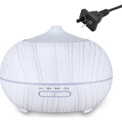 Diffuseur d'huiles essentielles à imitation bois, avec télécommande Bluetooth ultrasonique, pour la maison ou le bureau. Machine à oxygène pour l'eau. (1/5)