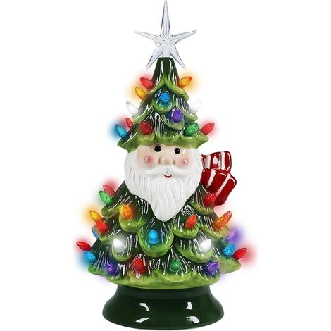 Lampe Veilleuse Sapin de Noël Lumière d'Ambiance Rétro Père (1/5)