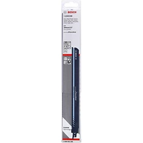 Lame scie sabre S 1255 CHMPack a 10 Unités Bosch