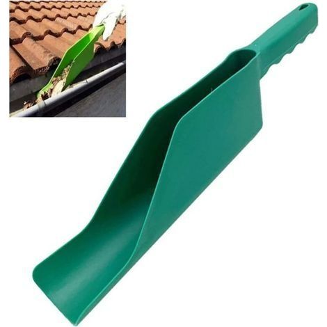 Pelle à gouttière - pelle de nettoyage de jardin, outil de nettoyage de gouttières, pelle à nettoyer les gouttières, pelle à nettoyer les abris de jardin (1/5)